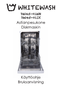 Käyttöohje WhiteWash DW45-01WH Astianpesukone