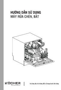 Hướng dẫn sử dụng Kocher KDEU-8839 Máy rửa chén