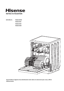 Mode d’emploi Hisense HS06240W Lave-vaisselle