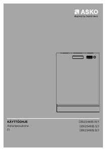 Käyttöohje Asko DBI2348IB.S/1 Astianpesukone