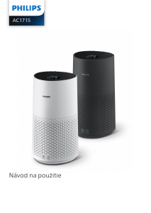 Návod Philips AC1715 Čistička vzduchu