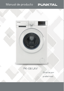 Manual de uso Punktal PK-08 LAV Lavadora