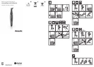 Használati útmutató Philips HP6381 Bikinivonal-formázó