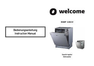 Manual Welcome EGSP 1261V Dishwasher