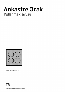 Kullanım kılavuzu BEKO AOV 64500 XS Ocak