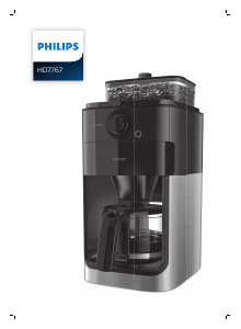 Használati útmutató Philips HD7767 Kávéautomata