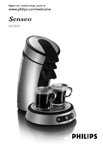 Brugsanvisning Philips HD7841 Senseo Kaffemaskine