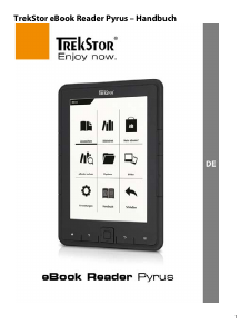 Bedienungsanleitung TrekStor Pyrus E-reader