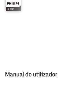 Manual Philips HD9200 Fritadeira