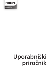 Priročnik Philips HD9200 Cvrtnik