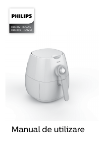 Manual Philips HD9217 Friteuză