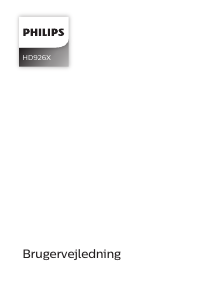 Brugsanvisning Philips HD9263 Frituregryde