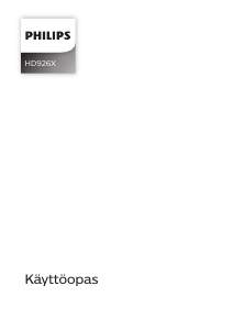 Käyttöohje Philips HD9263 Friteerauskeitin