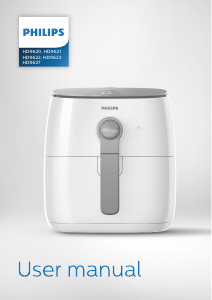 Manuál Philips HD9622 Fritéza