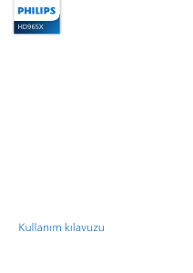 Kullanım kılavuzu Philips HD9650 Fritöz