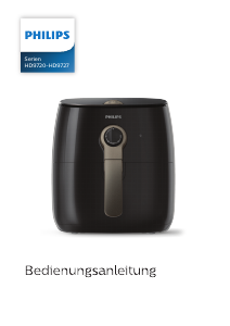 Bedienungsanleitung Philips HD9721 Fritteuse