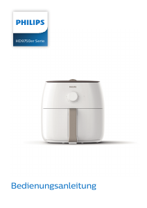 Bedienungsanleitung Philips HD9750 Fritteuse