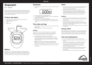 Handleiding Asaklitt 36-4124 Stopwatch