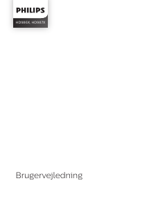 Brugsanvisning Philips HD9860 Frituregryde