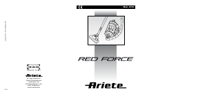 كتيب مكنسة كهربائية 2739 Redforce Ariete