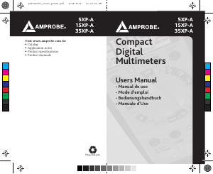 Mode d’emploi Amprobe 5XP-A Multimètre