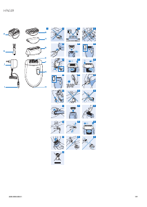 说明书 飞利浦 HP6509 脱毛器