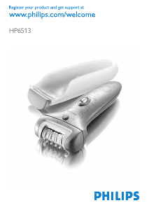 Brugsanvisning Philips HP6513 Epilator