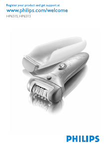 Manuál Philips HP6515 Epilátor