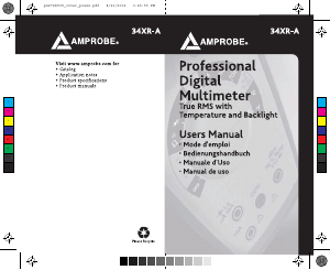 Handleiding Amprobe 34XR-A Multimeter