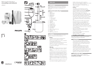Руководство Philips HP6543 Эпилятор