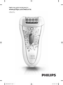 Brugsanvisning Philips HP6576 SatinPerfect Epilator