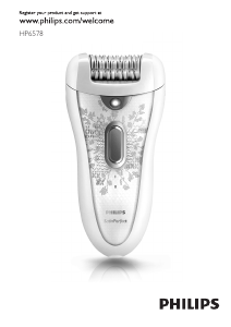 Bruksanvisning Philips HP6578 Epilator