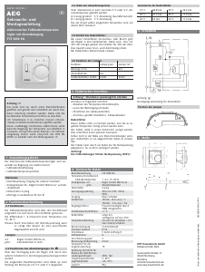 Manual AEG FTE 5050 SN Thermostat