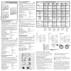 Manual AEG RT 601 Thermostat