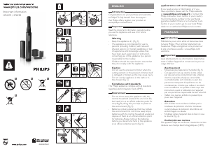 Mode d’emploi Philips HP6390 Coupe-sourcils
