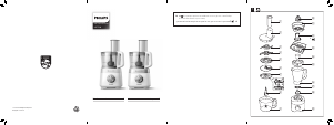 מדריך Philips HR7510 מעבד מזון