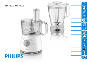 Руководство Philips HR7620 Daily Collection Кухонный комбайн