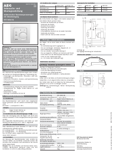 Manual AEG RTE 5050 SN Thermostat