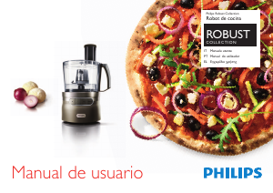 Manual Philips HR7781 Robust Robot de cozinha