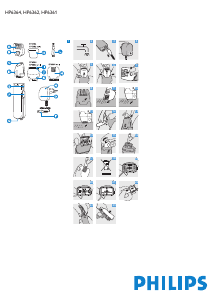 Посібник Philips HP6362 Машинка для стрижки волосся