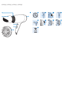 Handleiding Philips HP4963 SalonDry Haardroger