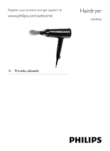 Návod Philips HP4996 Fén na vlasy