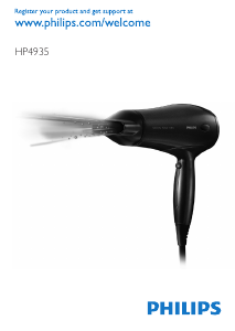 Наръчник Philips HP8295 Сешоар