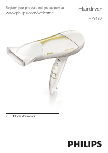 Mode d’emploi Philips HP8298 Sèche-cheveux