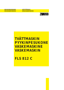 Bruksanvisning Zanussi FLS 812 C Vaskemaskin