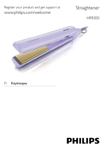 Käyttöohje Philips HP8300 Hiustensuoristin