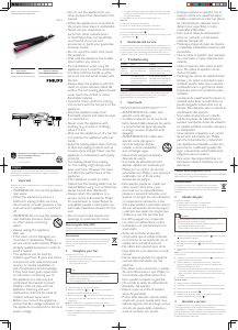Manual de uso Philips HP8301 Plancha de pelo