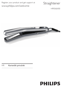 Priručnik Philips HP8360 Pegla za kosu