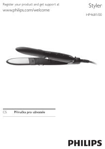 Manuál Philips HP4681 Vlasová kulma