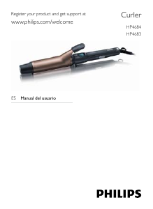 Manual de uso Philips HP4684 Moldeador